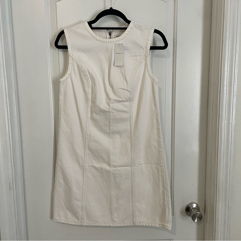 Abercrombie Cream Denim Dress